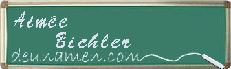 Aimée Bichler Visitenkarte